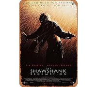 Shawshank Redemption Movie Poster 2 8 x 12 Inches - Retro Vintage Metal Tin Sign for Home Bar Pub Garage Decor Movie Gifts