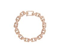 SHAY 18K rose gold deco diamond bracelet OS
