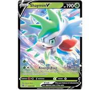 Shaymin V 013/172 Ultra Rare Pokemon Card (SWSH Brilliant Stars) + 1x TitanCards® Toploader