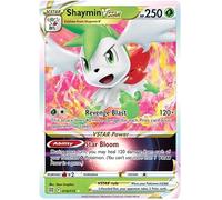 Shaymin VSTAR 014/172 Rare VSTAR Pokemon Card (SWSH Brilliant Stars) + 1x TitanCards® Toploader