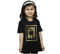 Shazam Gold Text Cotton T-Shirt DC Comics Black 9 Years
