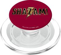 Shazam! Movie Shazam Gold Logo PopSockets PopGrip for MagSafe