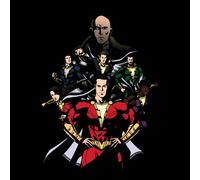 Shazam Team Up Men's T-Shirt - Black - L - Black