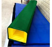 ShAzanz 7 Feet Tall Square Pole Pad, Wrap Around & Post Padding, 2" Thick Heavy Duty Safety Pads, Fits 2.5"- 6.5" Diameter Basketball, Basement, Playground, Garage etc(Green,6"x6" (15x15cm))