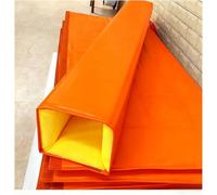 ShAzanz 7 Feet Tall Square Pole Pad, Wrap Around & Post Padding, 2" Thick Heavy Duty Safety Pads, Fits 2.5"- 6.5" Diameter Basketball, Basement, Playground, Garage etc(Orange,4.5"x4.5" (11x11cm))