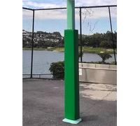 ShAzanz Basketball Pole Pad, 6FT Tall and 1.6 inch Thick Heavy Duty Wrap Around Padding, Fits & 2X2-10X10 Square, All-weather Waterproof Protective for Basement Garage(Green-High 6ft,10x10 Inch)