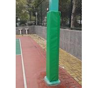 ShAzanz Basketball Pole Pad Column Cushion Wrap for Kids Anti-collision, 1.8m Tall Heavy Duty Pole Wrap Around for Player Protection/Gymnasium(Green,101x101MM)