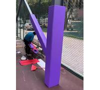 ShAzanz Basketball Pole Pad Custom Basketball Pole Pads, Square Column Safety Pads for Backyard/Garden/Basketball Court(Purple-High 6ft,5x5 Inch)