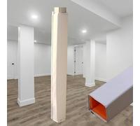 ShAzanz Basketball Pole Pad, Safety Padding Outdoor Wrap Around, 6ft Tall Post Pads for Basement(7.5x7.5 Inch)