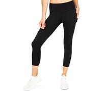 SHAZBRO Women's High Waisted Black Gym Leggings with Pockets 7/8 Length Ladies Petite Workout Leggings for Women UK Compression Running Stretchy Yoga Pants
