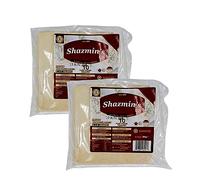 Shazmin's Puff Pastry | 380G | 10 Pieces | Frozen | Uncooked | 4" * 4" Squares Size | Easy to Cook | Easy to Wrap | United Kingdom Origin | Each 380G | Pack of 2