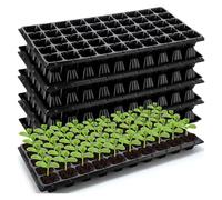 SHBHWS Cells Seed Trays 5/10 Pcs 50 Plug Seed Starting Trays Seedling Trays Germination With Drain Holes For Growing Seedlings for Nursery Growing Plants Germination(5Pcs)