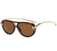 SHBHWS Double Beam Pilot Sunglasses For Men Women | Women's Sunglasses Outdoor Street Casual Simple Sunglasses