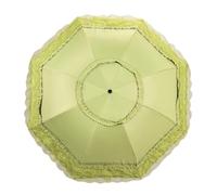 SHBHWS Lace Umbrella,Four Lace Edges Umbrella For Women Wind And Water Resistant Umbrella(Fluorescent Green)