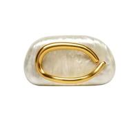 SHBHWS Lady Bag Fashion And Personalized Dinner Single Shoulder Crossbody Cute Ivory Pearl Color Purse For Wedding Party, Dinner Party(C- 42white1)