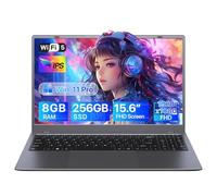 SHBIV 15.6 Inch Laptop Computer, Pentium Gold Processor (Up to 3.4GHz), 8GB RAM, 256GB SSD, 1080P IPS FHD Display, WIFI5, BT5, Type-C, USB 3.2, HDMI, Office Suite, Win11 Laptop for Business & Students