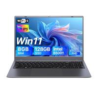 SHBIV 15.6" Laptop Computer, Laptop with Gold 6500Y (Beat N5095, Up to 3.4GHz), 8GB RAM 128GB SSD, 1080P IPS FHD Display, WIFI5, Type-C, USB 3.2, HDMI, Office Suite, Laptops for Business & Students