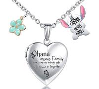 SHBOAZED Taylor Quotes Merch Locket Necklace That Holds Pictures Gifts For Fans Just Be yourself There Is No One Better, Stainless Steel, locket