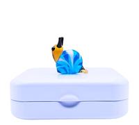 SHC Web Mini Snail in Gift Tin - Cute Little Glass Animal Figurine - Handmade Ornament