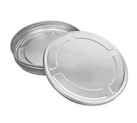 SHC Web Movie Film Reel Case Gift Storage Tin - 160 x 31 mm - Push On Lid - Memory/Keepsake/Photo Box - Sweets/Chocolates/Toffee/Fudge - Empty Round Silver Metal Container