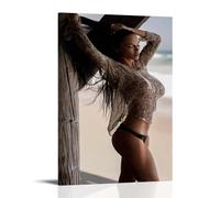 SHCOND Charlie Riina Poster Decoration Vibrant High-end Wall Posters Retro Room Decorations Classic Art Posters Suitable For Teenagers Living Rooms BedroomsFrame-style16x24inch(40x60cm)