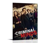 SHCOND Criminal Minds Poster Decoration Vibrant High-end Wall Posters Retro Room Decorations Classic Art Posters Suitable For Teenagers Living Rooms BedroomsFrame-style24x36inch(60x90cm)