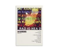 SHCOND In Rainbows Radiohead Poster Decoration Vibrant High-end Wall Posters Retro Room Decorations Classic Art Posters Suitable For Teenagers Living Rooms BedroomsUnframe-style16x24inch(40x60cm)