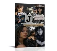 SHCOND Jenna Ortega Poster Decoration Vibrant High-end Wall Posters Retro Room Decorations Classic Art Posters Suitable For Teenagers Living Rooms BedroomsFrame-style12x18inch(30x45cm)