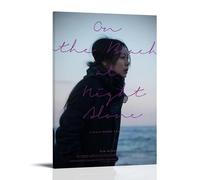 SHCOND On The Beach at Night Alone Poster Decoration Vibrant High-end Wall Posters Retro Room Decorations Classic Art Posters Suitable For Teenagers Living Rooms BedroomsFrame-style20x30inch(50x75cm)