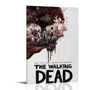 SHCOND The Walking Dead Poster Decoration Vibrant High-end Wall Posters Retro Room Decorations Classic Art Posters Suitable For Teenagers Living Rooms BedroomsFrame-style08x12inch(20x30cm)