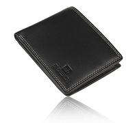 SHDESIGN Kevin Genine Leather Wallet, Black, Modern
