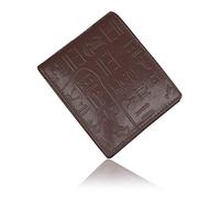 SHDESIGN Nile Genuine Leather Upper Designed Wallet with Money and Debit Credit Card Holder Wallet, Brown EB, S, Modern