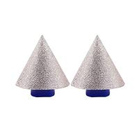 SHDIATOOL Diamond Beveling Chamfer Bits 50mm x M14 Countersink Drill Bits for Tile Marble Ceramic Trimming Finishing Cleaning Enlarging Existing Holes(2PCS)