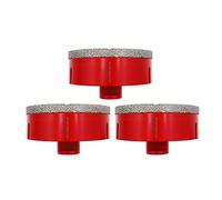 SHDIATOOL Diamond Core Drill Bit,Hole Saw Diameter 110mm 4.3" Vacuum Brazed for Concrete Granite Marble Porcelain Tile Masonry Brick,3PCS