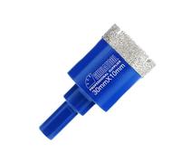 SHDIATOOL Diamond Drill Core Bits 30mm Triangle Shank Hole Saw for Porcelain Tile Marble Ceramic Granite