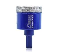 SHDIATOOL Diamond Drill Core Bits 40mm Triangle Shank Hole Saw for Porcelain Tile Marble Ceramic Granite