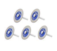 SHDIATOOL Diamond Glass Cutting Disc, 50mm Mini Diamond Saw Blades with 6mm Shank for Tile Ceramic Porcelain Marble Granite Artificial Stone on Drill Machine Pack of 5