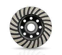 SHDIATOOL Diamond Grinding Cup Wheel Grinding Disc 100mm Abrasive Cup Wheel Turbo Row for Marble Concrete Masonry Granite