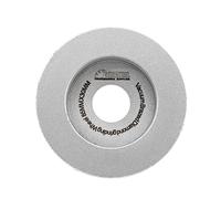SHDIATOOL Diamond Profile Grinding Wheel 85mm, Height 30mm Half-Round Edge Hand Grinder Disc for Stone Marble Granite Rock