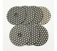 SHDIATOOL Dry Diamond Polishing Pads 7Pcs Dia 4 Inch for Granite Marble Stone Diamond Resin Bond(Mix Grits)