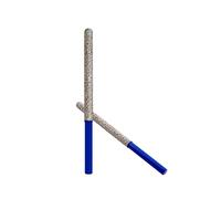 SHDIATOOL Tuck Point Pin Diamond Bit - 2pcs 118MM Length x 7MM Round Shank Diamond Glitter Bit for Wet/Dry Removing Old Mortar Grinding/Shaping Masonry,Stone,Concrete,Inside Corners