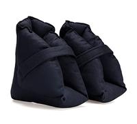 SHDT 2 Pcs Heel Protectors Cushion Pillows, Heel Boot To Relieve Pressure From Sores and Ulcers Ultra Quilted Thick Soft Washable Pressure Relieving Pillow Boot,Deep blue