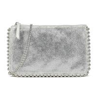 She & Bags Women's Beaded Textured Evening Clutch Studded Handbag Zipper Closure Metallic Elegant Formal Party Purse Wedding Bridal Prom Accessory