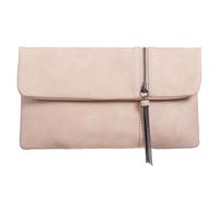 She & Bags Women's Clutch Bag Evening Handbag Rectangular Synthetic Leather Shoulder Purse Metallic Tassel Vertical Zipper for Wedding Party Formal Cocktail Casual Events