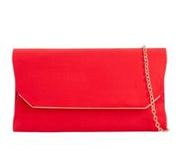 She & Bags Women's Faux Suede Envelope Clutch Elegant Formal Evening Bag Minimalist Rectangular Purse Chic Handbag Wedding Party Bridal Prom Pochette
