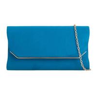 She & Bags Women's Faux Suede Envelope Clutch Elegant Formal Evening Bag Minimalist Rectangular Purse Chic Handbag Wedding Party Bridal Prom Pochette