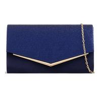 She & Bags Women's Glitter Evening Clutch Sparkly Formal Handbag Metallic Party Purse Elegant Bridal Wedding Prom Night Bag Festive Accessory