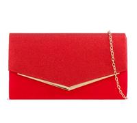 She & Bags Women's Glitter Evening Clutch Sparkly Formal Handbag Metallic Party Purse Elegant Bridal Wedding Prom Night Bag Festive Accessory