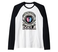 She Believed She Became A Doula Birth Advocate Raglan Baseball Tee