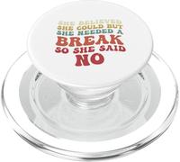 she believed she could but she needed a break so she said no PopSockets PopGrip for MagSafe